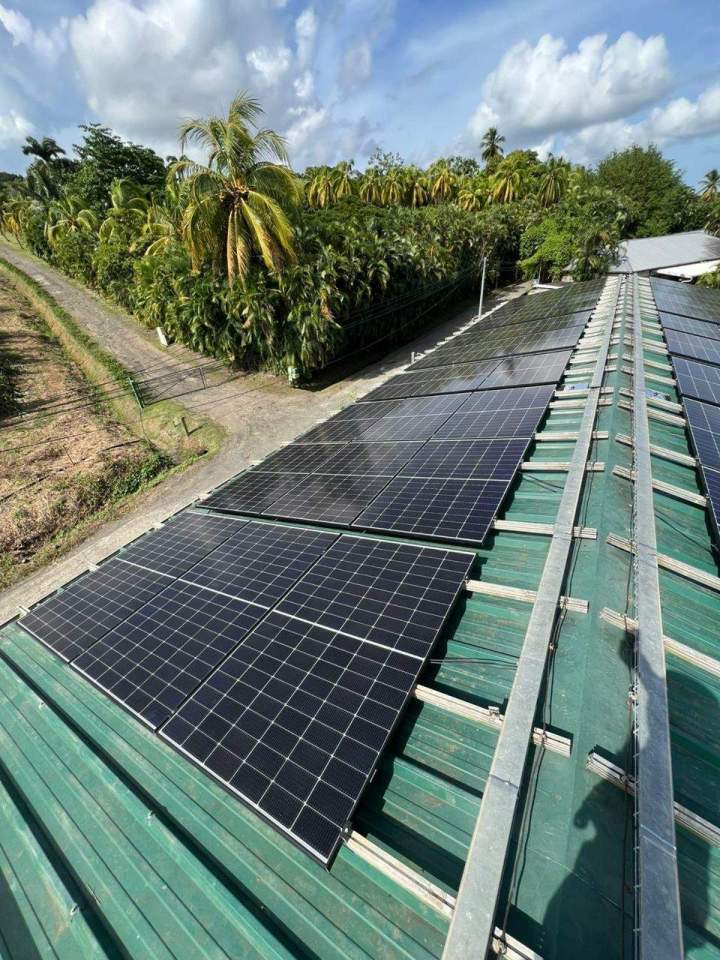 Mise en place système solaire Martinique