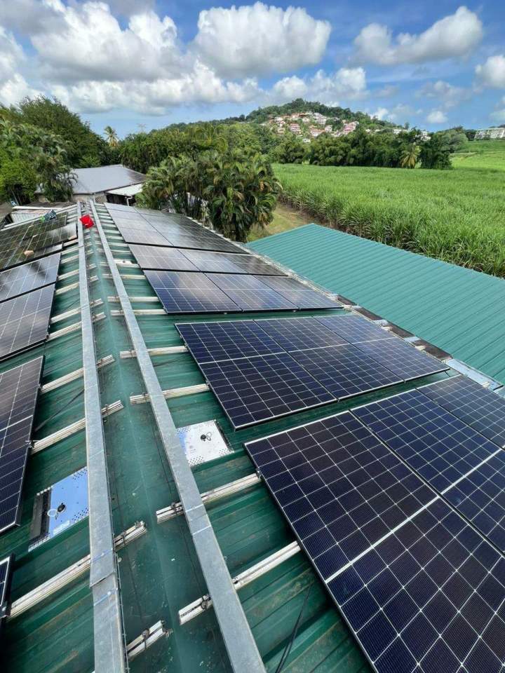 Installation système solaire Martinique